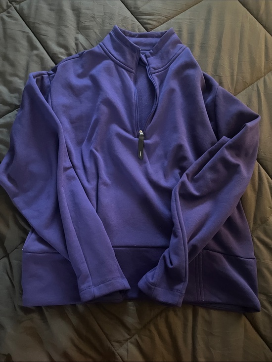 Athleta Tops - Athleta Purple Half-Zip Pullover Sweatshirt